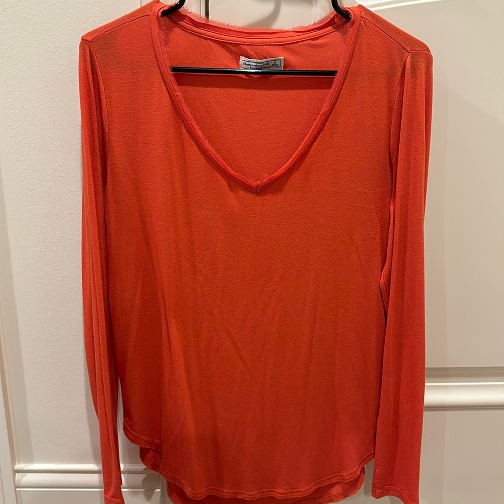 abercrombie and fitch long sleeve womens shirt